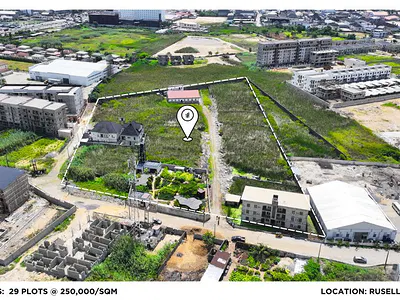 Fenced and Gated 27 Plots in Strategic Area of