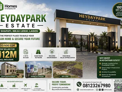 100% Registered Surveyed Buy and Build Estate Land