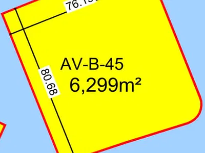 6, 299SQM &3, 336SQM Prime Development Plots in Avb Zone