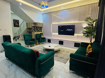 A Fully Furnished 4bedroom Duplex with a BQ & Solar -Inverter