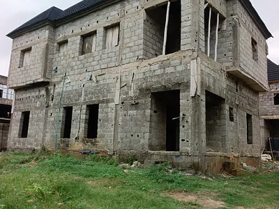 Luxury 5bedroom Fully Detached Duplex Carcass in Lugbe. Abuja