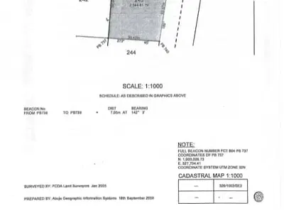 2300SQM of a Residential Land in Jabi Main