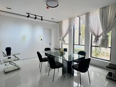 Furnished 3-Bedroom Waterfront Apartment with BQ