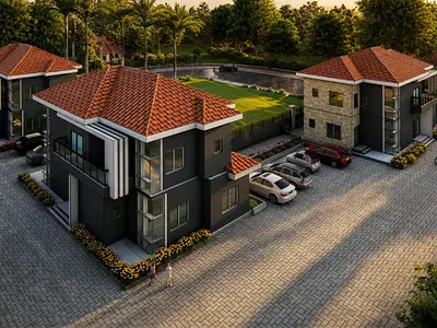 Luxury Fully Detached 3 Bedroom Duplex with BQ in a Secure Gated Estat
