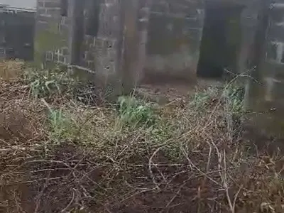 A Carcass Duplex on Lintel Stage Sitting in a Plot of Land