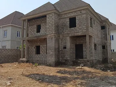 4bedroom Detached Duplex Carcass in Lugbe. Abuja -- Nigeria.