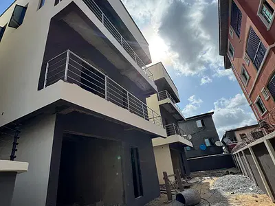 Newly Built 4 Bedroom Fully Detached Duplex with a Room Bq (Carcass)