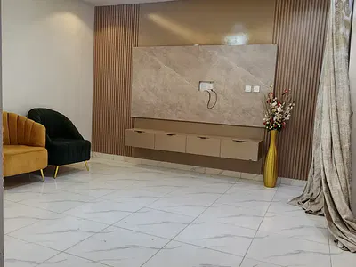 Serviced Two Bedroom Apartment with Exquisite Television Console