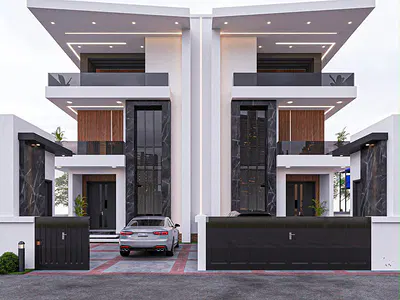 2 Units of Semi-Detached 4-Bedroom Homes with Fully Fitted Studio BQ.