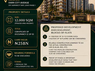 Lekki-1 Joint Venture Opportunity