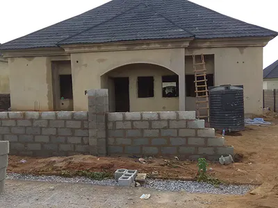 10 Years Mortgage Plan on 3 Bedroom Detached Bungalow Carcass — Dynamite Estate, Kyami, Abuja