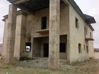 Luxury 5bedroom Fully Detached Duplex Carcass in Lugbe. Abuja -- Nigeri