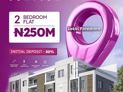 Luxury 2 Bedroom Flat with 20% Initial Deposit