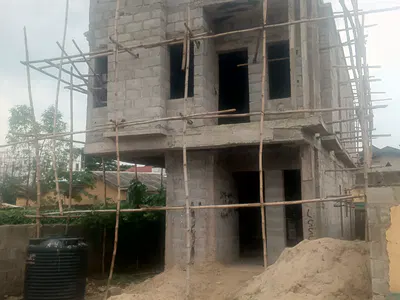 Carcass Cheap Sale:: Newly 3 Bedrom Detach Duplex + BQ (75% Ready)