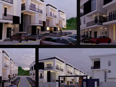 Off-Plan 5-Bedroom Fully Detached Smart Duplexes with Rooftop Lounge &