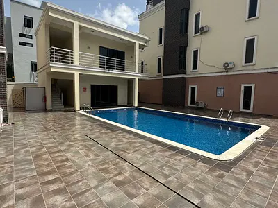 Spacious and Well-Maintained 4 Bedroom Terrace Duplex with BQ, Pool &