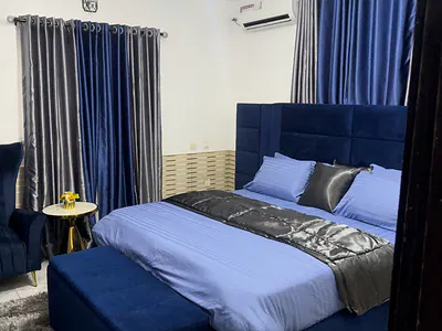 A Room in a Fully Furnished Apartment .