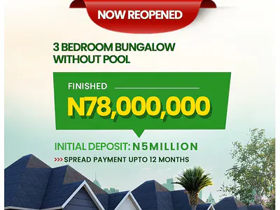 Luxury 3 Bedroom Bungalow