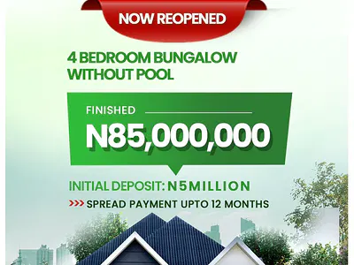 Luxury 4 Bedroom Bungalow