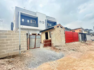 Newly Built 4 Bedroom Semi Detached Duplex with a BQ in a Secured Area