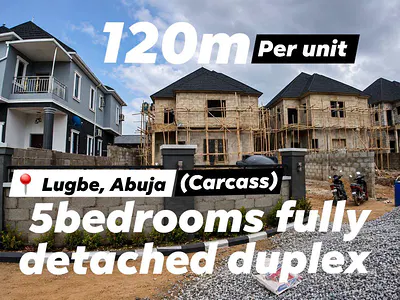 5 Bedroom Fully Detached Duplex. in a Mini Estate of 7 Duplexes