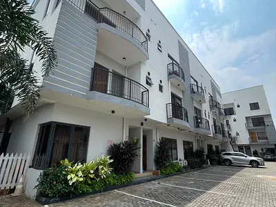 Funished 4 Bedroom Terrace Duplex with Pool, Gym & BQ