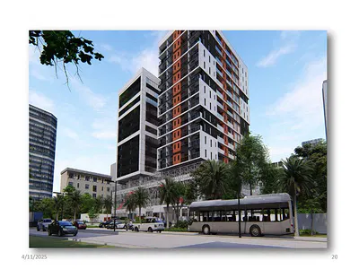 Luxury Fully Serviced High Rise Building of 1 Bedroom Apartment