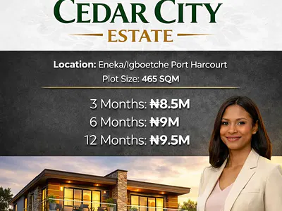 Own Land Minutes From Port Harcourt International Airport -- Build Now!