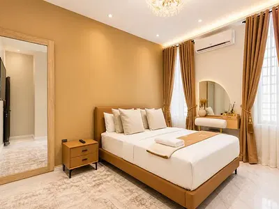 Furnished 4 Bedroom Private Compound with an Outdoor Lounge, PS5