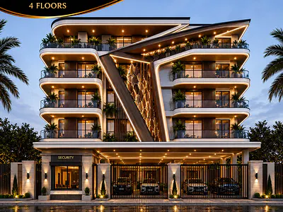 Luxury 2 Bedroom Apartment with Pool, Gym and Elevator