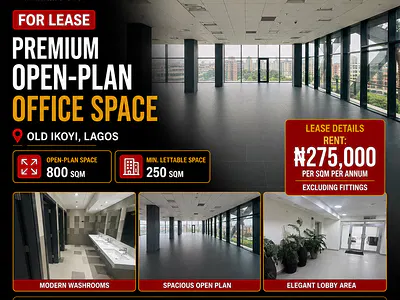 Prime Open-Plan Office Space: 800SQM