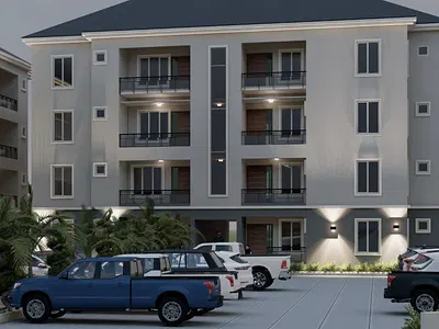 Newly Built 3 Bedrooms Block of Flat