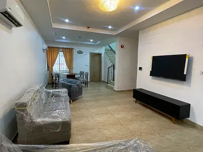 Fully Furnished 4-Bedroom Terrace Duplex with Boys' Quarters (B.Q.)