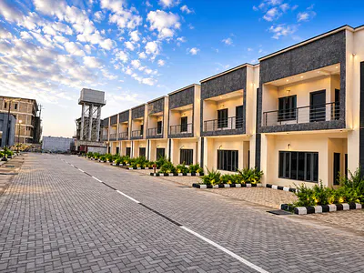 Constant Power, Luxury 2 Bedroom Terraced Duplex with Swimming Pool — After Abraham Adesanya Estate, Ogombo, Ajah, Lagos