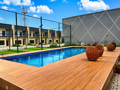 Constant Power, Luxury 2 Bedroom Terraced Duplex with Swimming Pool