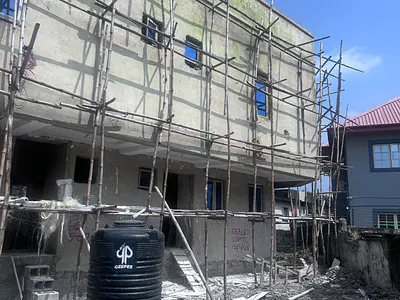 90% Completed 3 Bedroom Wing of Duplex