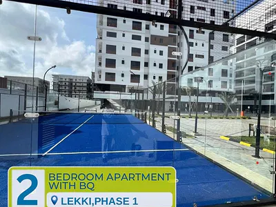 Serviced 2 Bed Apartment with BQ, Pool, Gym, Elevator & Padel Court