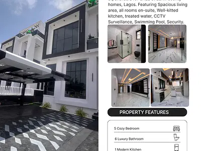 5 Bedroom Fully Detached Duplex with BQ