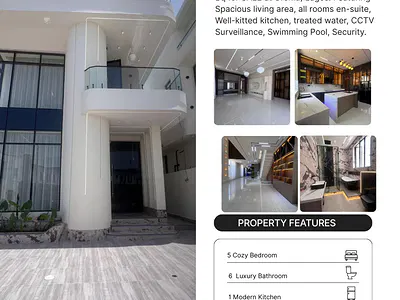 5 Bedroom Fully Detached Duplex with BQ