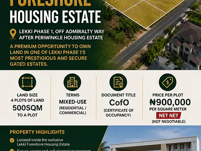 4 Premium Plots Available