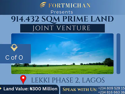 914 SQM Prime Land