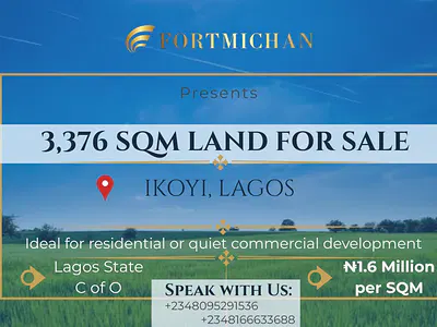 3, 376 SQM Prime Land