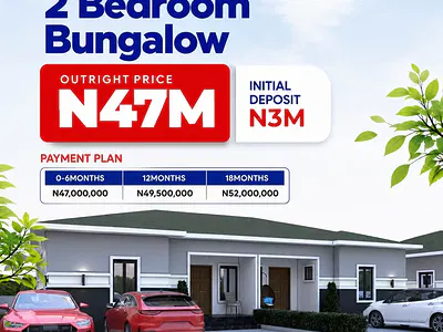 3bedroom Bungalow — Mowe/ Ofada by Sagamu Interchange/Queen Park & Garden Estate, Mowe Ofada, Ogun