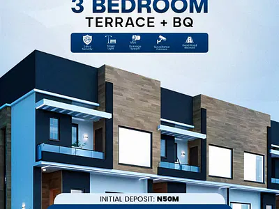 6 Months Installment Payments of New 3 Bedroom Terrace Duplex