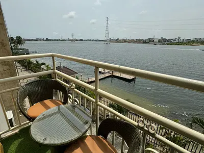 Serviced Waterview 3bedroom Apt+ BQ + Swimming Pool, Elevator