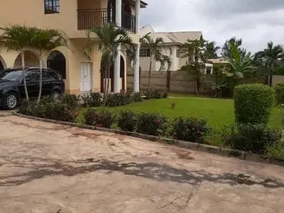 7bedroom Mansion with a 2bedroom Flat BQ. Land Size: 1650SQM Location: