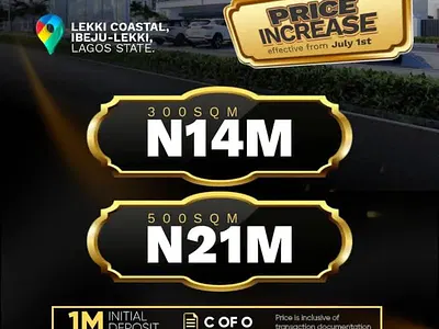 Premium Plots of Land in a Strategic Coastal Location