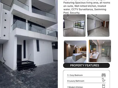 5 Bedroom Fully Detached Duplex with BQ Available