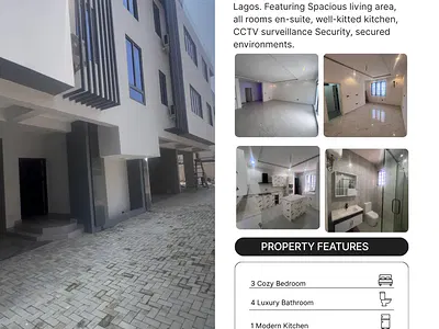 3 Bedroom Penthouse with BQ Available