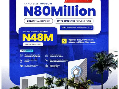 Affordable and Well Structured Land